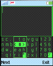 SD SMS Sender Editor Virtual Keyboard